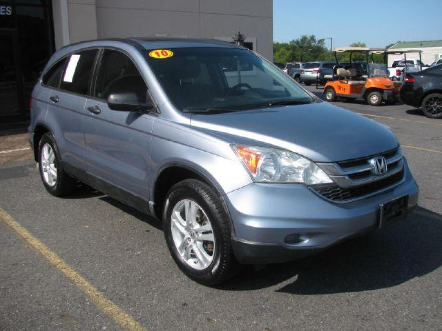 2010 Blue Honda CR-V EX 2WD 5-Speed AT (3CZRE3H5XAG) with an 2.4L L4 DOHC 16V engine, 5-Speed Automatic transmission, located at 2443 Albert Pike, Hot Springs, AR, 71913, (501) 623-6255, 34.492222, -93.109993 - Photo#0