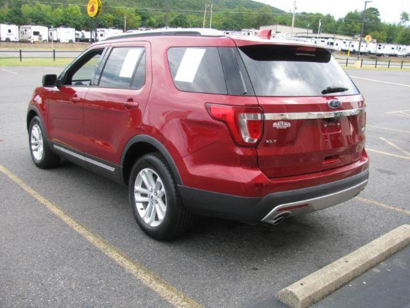 2017 Maroon Ford Explorer XLT FWD (1FM5K7DHXHG) with an 2.3L L4 DOHC 16V engine, 6-Speed Automatic transmission, located at 2443 Albert Pike, Hot Springs, AR, 71913, (501) 623-6255, 34.492222, -93.109993 - Photo#2