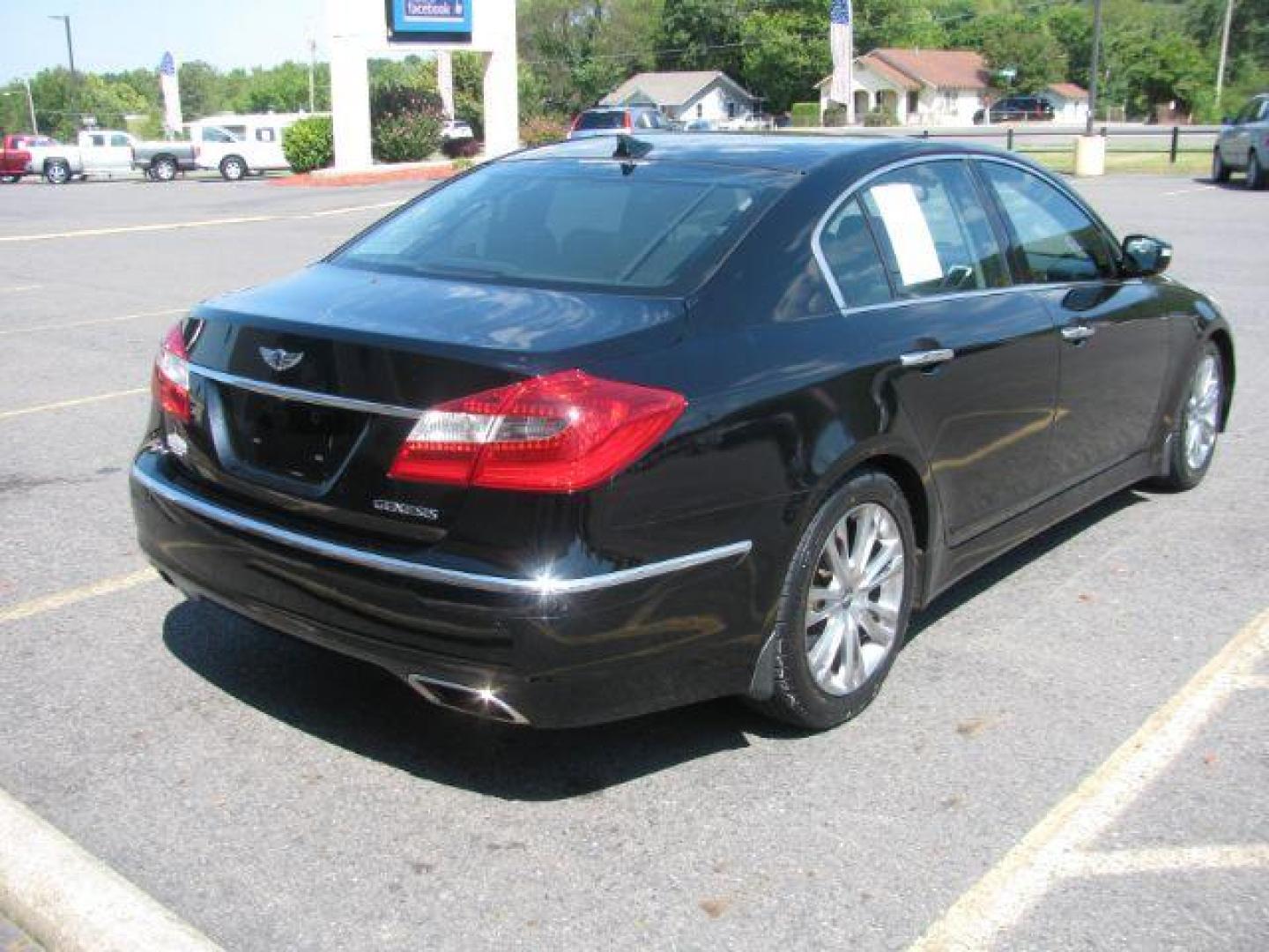 2012 Black Hyundai Genesis 3.8L (KMHGC4DD6CU) with an 3.8L V6 DOHC 24V engine, 6-Speed Automatic transmission, located at 2443 Albert Pike, Hot Springs, AR, 71913, (501) 623-6255, 34.492222, -93.109993 - Photo#2