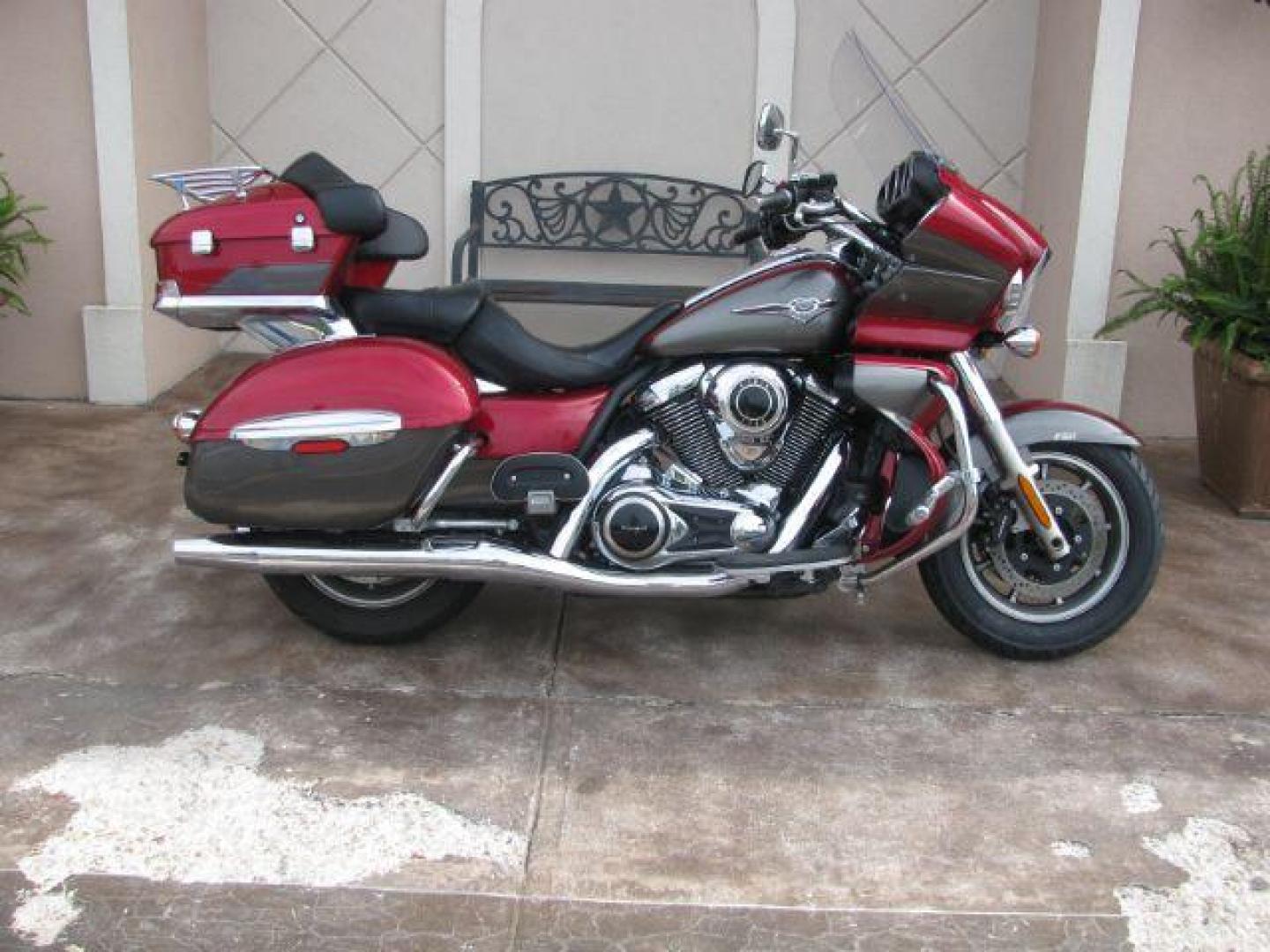 2018 Maroon Kawasaki Vulcan 1700 Voyger - (JKBVNRB14JA) with an 1700CC GAS engine, located at 2443 Albert Pike, Hot Springs, AR, 71913, (501) 623-6255, 34.492222, -93.109993 - Photo#0