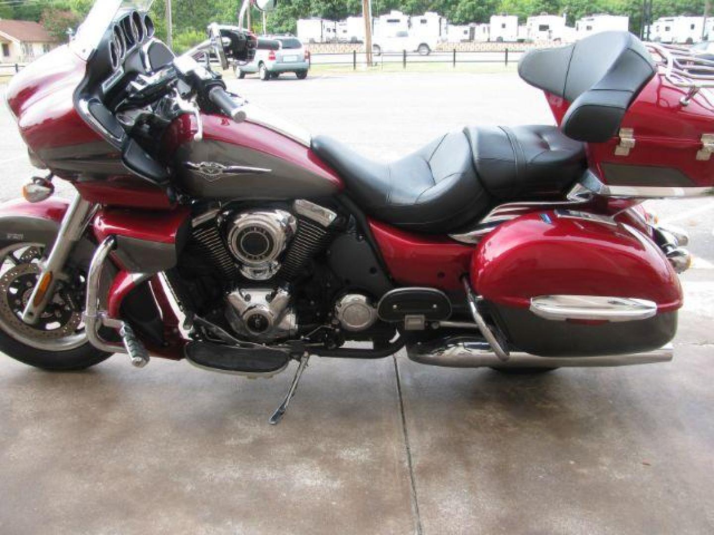 2018 Maroon Kawasaki Vulcan 1700 Voyger - (JKBVNRB14JA) with an 1700CC GAS engine, located at 2443 Albert Pike, Hot Springs, AR, 71913, (501) 623-6255, 34.492222, -93.109993 - Photo#5