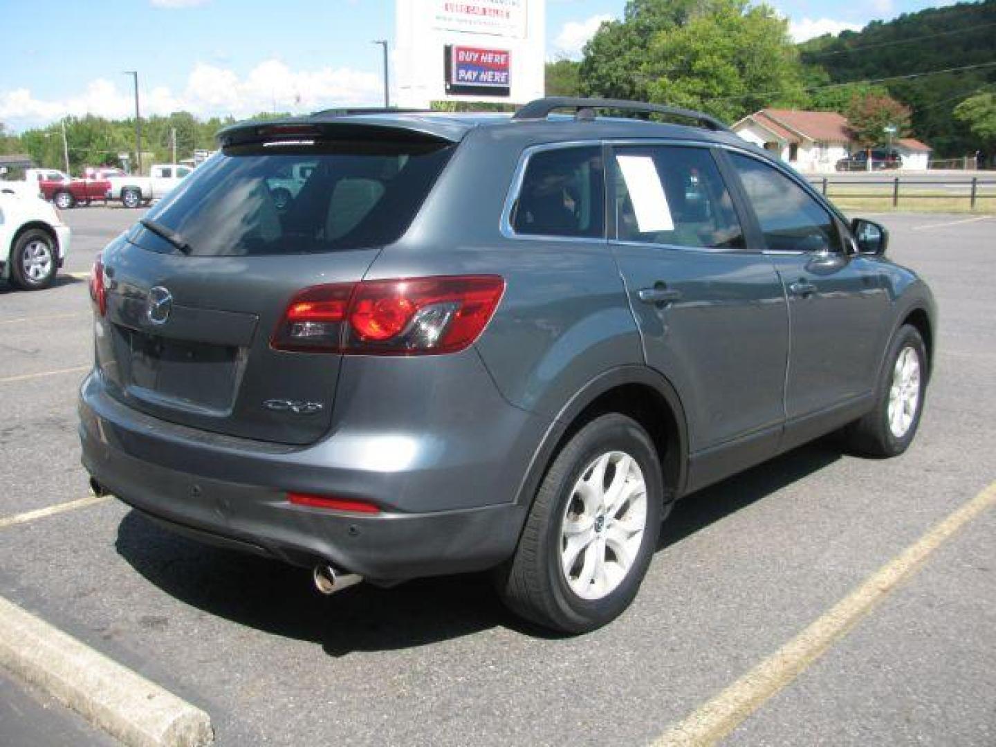 2013 Gray Mazda CX-9 Touring (JM3TB2CA2D0) with an 3.7L V6 DOHC 24V engine, 6-Speed Automatic transmission, located at 2443 Albert Pike, Hot Springs, AR, 71913, (501) 623-6255, 34.492222, -93.109993 - Photo#2