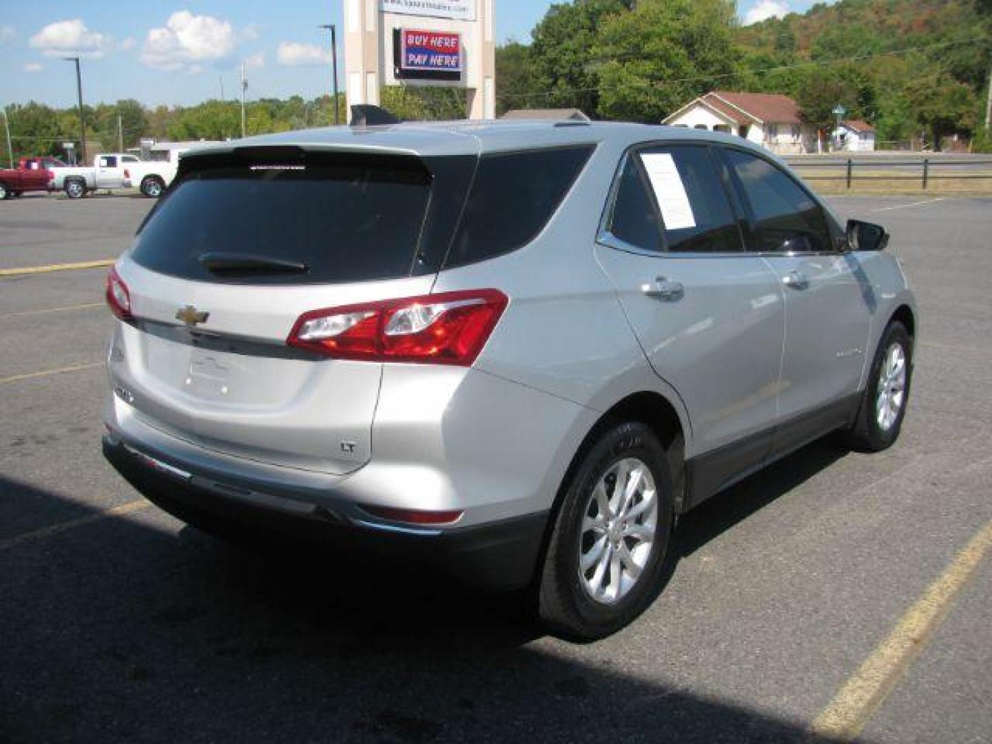 2019 Silver Chevrolet Equinox LT 1.5 2WD (2GNAXKEV2K6) with an 1.5L L4 DIR DOHC 16V TURBO engine, 6-Speed Automatic transmission, located at 2443 Albert Pike, Hot Springs, AR, 71913, (501) 623-6255, 34.492222, -93.109993 - Photo#2