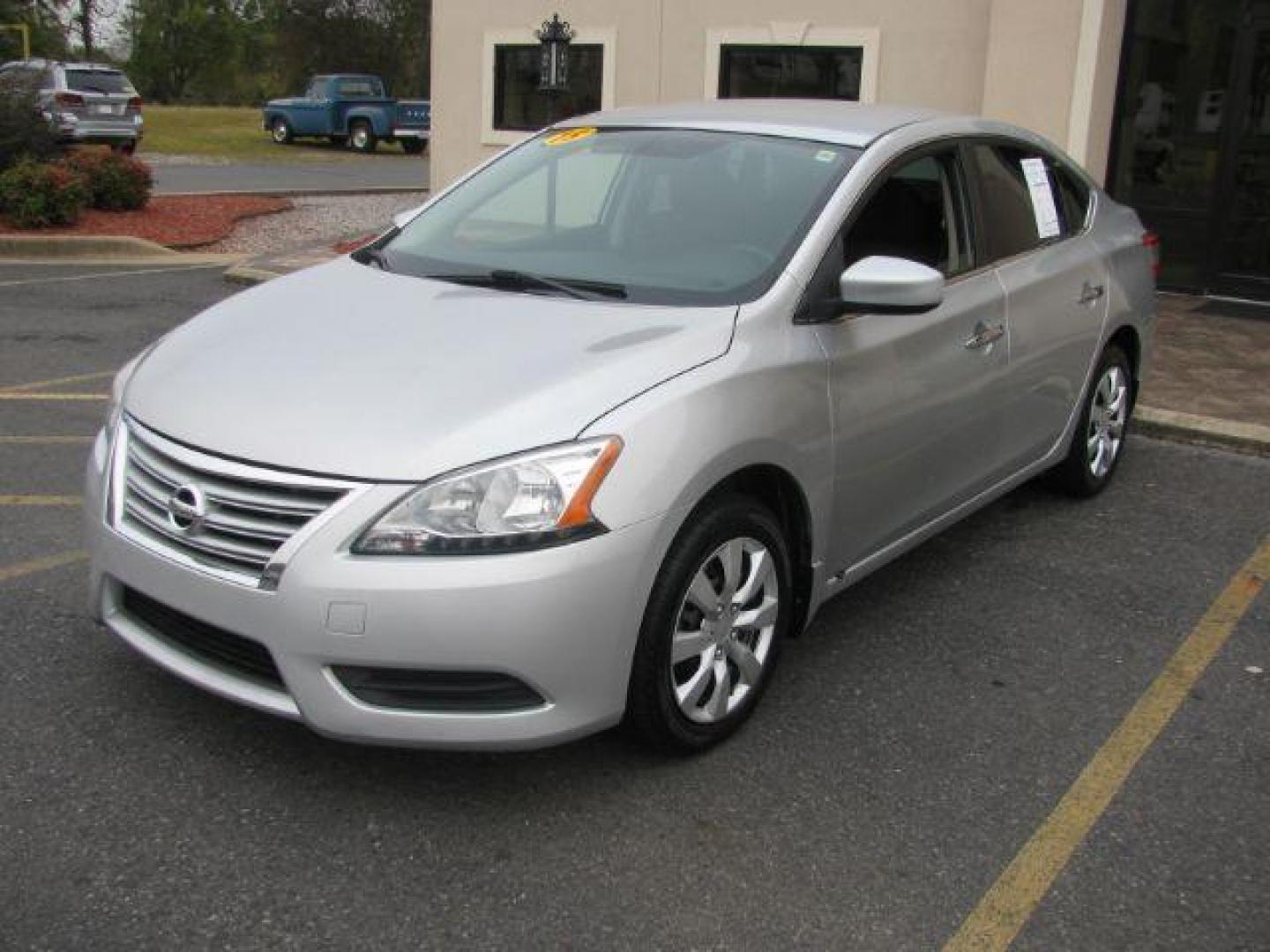 2015 Silver Nissan Sentra S CVT (3N1AB7AP0FL) with an 1.8L L4 SFI DOHC 16V engine, Continuously Variable Transmission transmission, located at 2443 Albert Pike, Hot Springs, AR, 71913, (501) 623-6255, 34.492222, -93.109993 - Photo#0