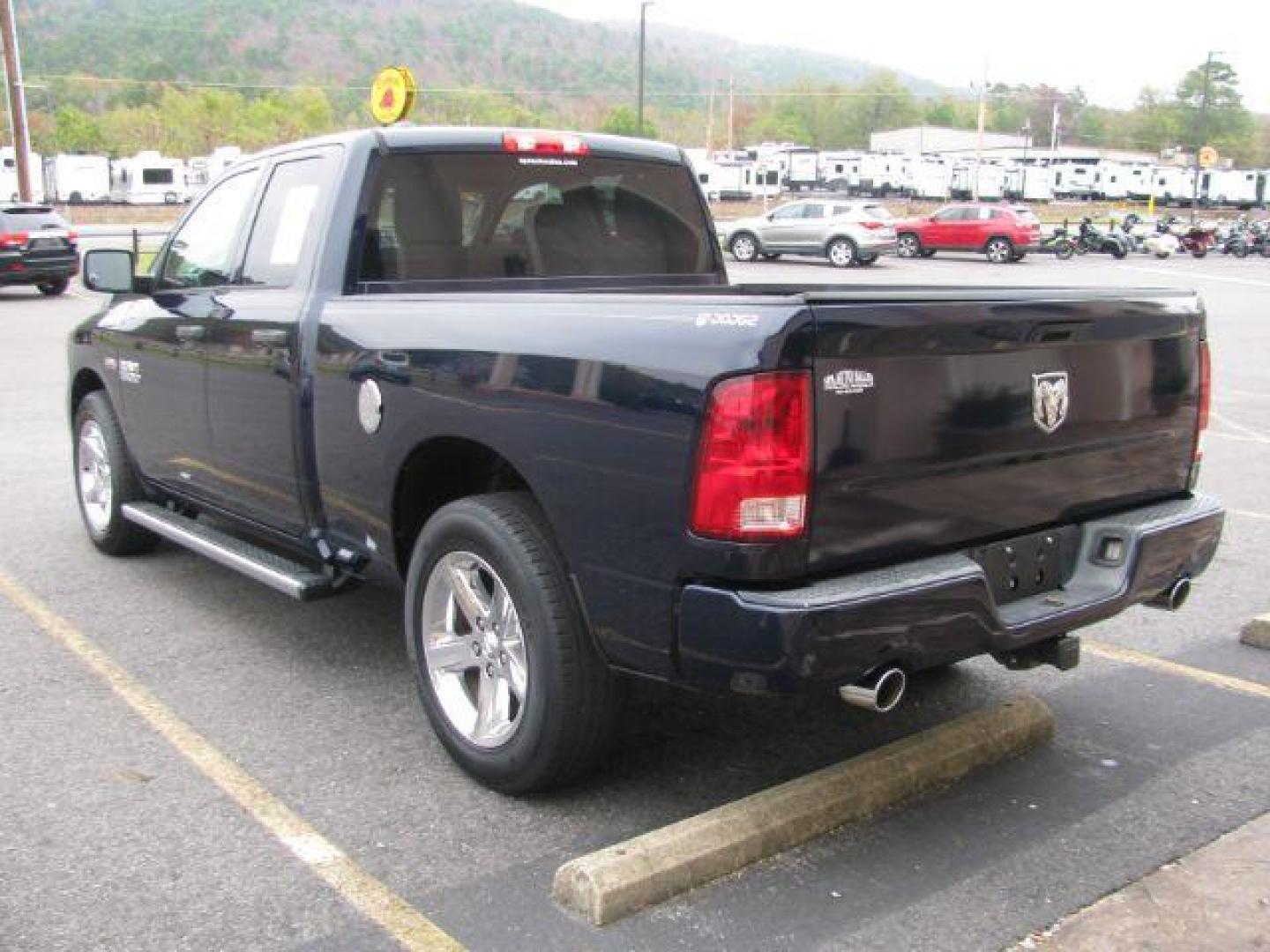 2013 Blue RAM 1500 Tradesman Quad Cab 2WD (1C6RR6FT7DS) with an 5.7L V8 OHV 16V engine, 6-Speed Automatic transmission, located at 2443 Albert Pike, Hot Springs, AR, 71913, (501) 623-6255, 34.492222, -93.109993 - Photo#2