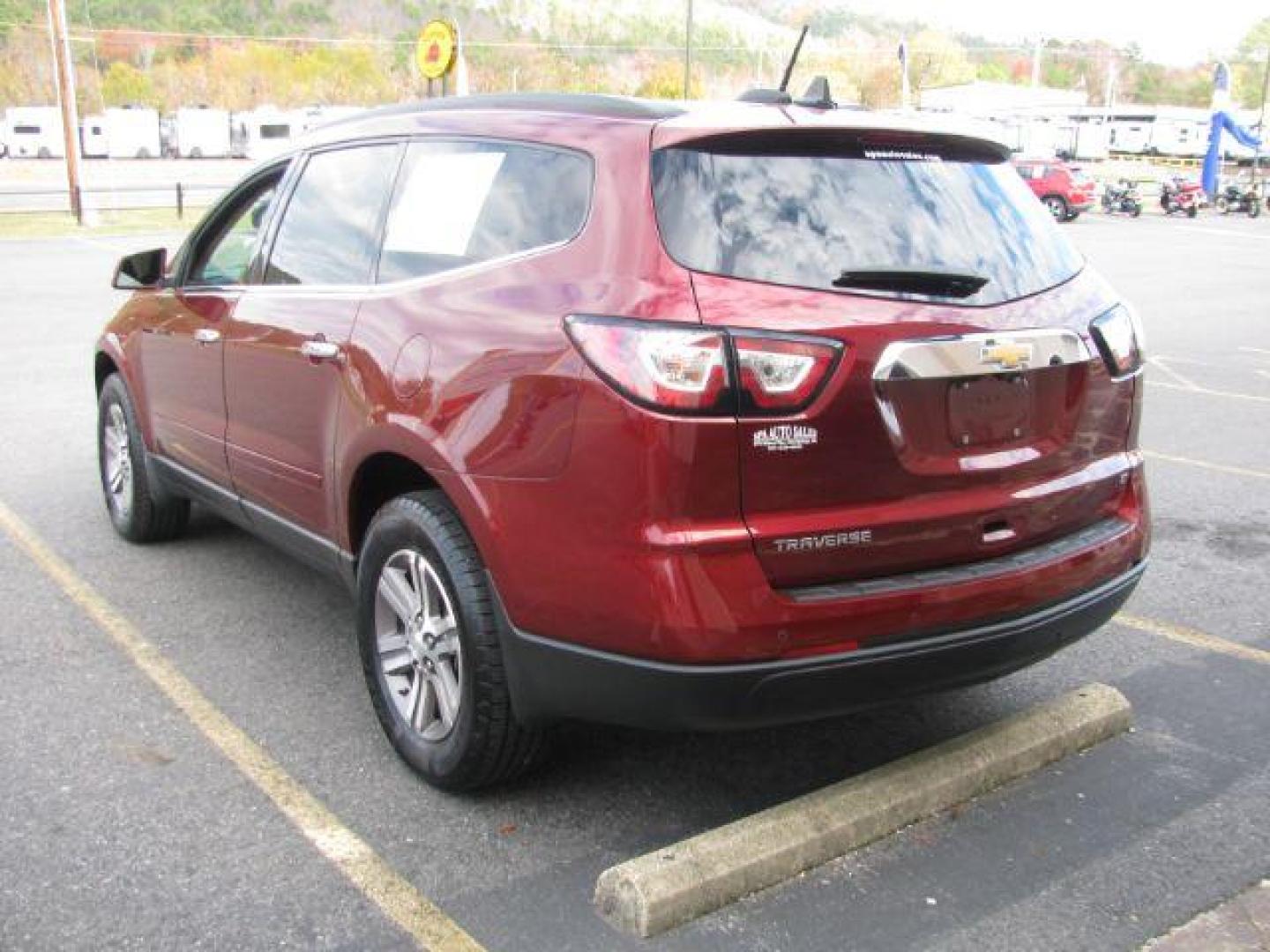 2017 Maroon Chevrolet Traverse 2LT FWD (1GNKRHKD8HJ) with an 3.6L V6 DOHC 24V engine, 6-Speed Automatic transmission, located at 2443 Albert Pike, Hot Springs, AR, 71913, (501) 623-6255, 34.492222, -93.109993 - Photo#2