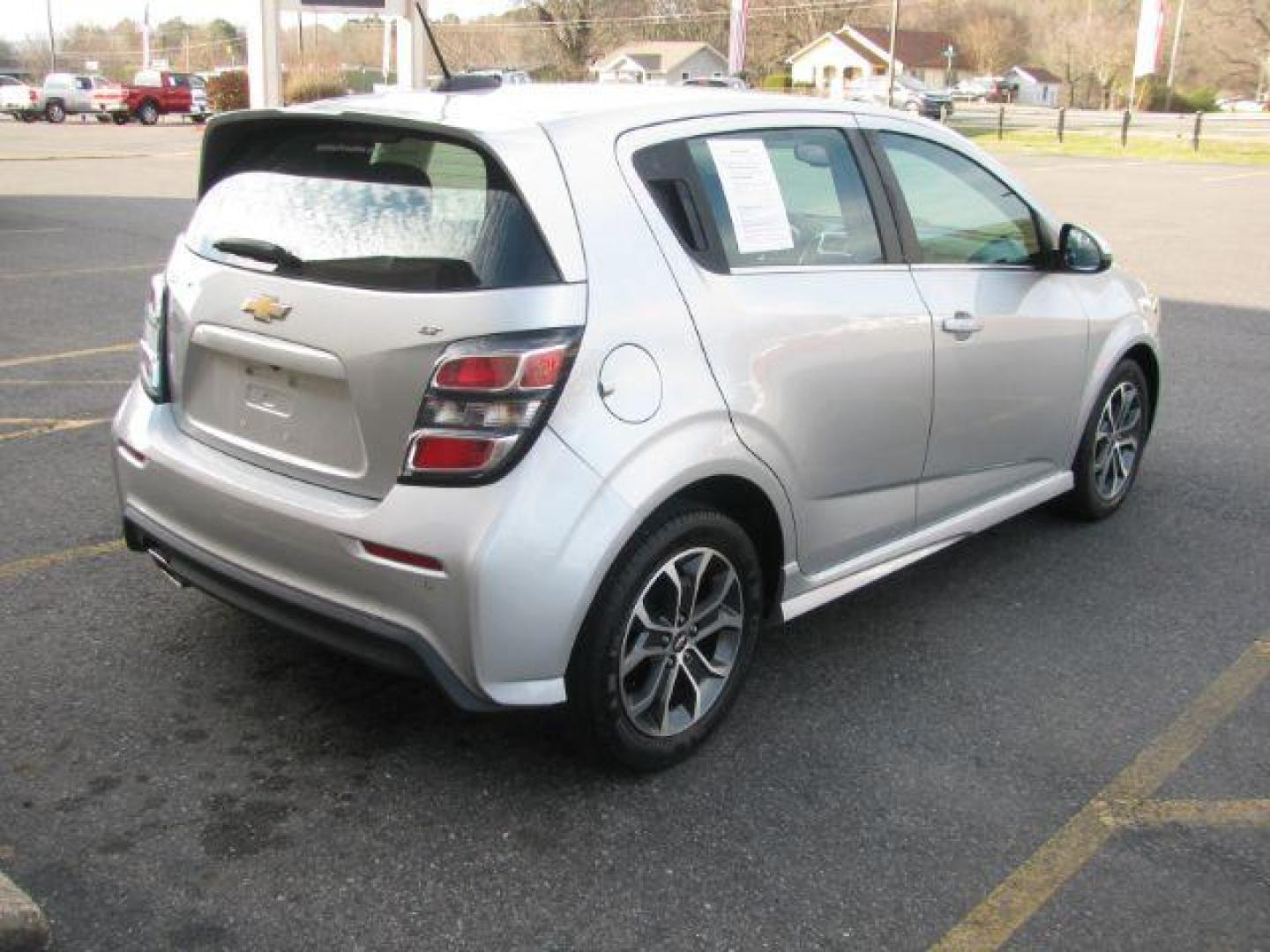 2017 Silver Chevrolet Sonic LT Auto 5-Door (1G1JD6SH4H4) with an 1.8L L4 DOHC 24V engine, 6-Speed Automatic transmission, located at 2443 Albert Pike, Hot Springs, AR, 71913, (501) 623-6255, 34.492222, -93.109993 - Photo#3