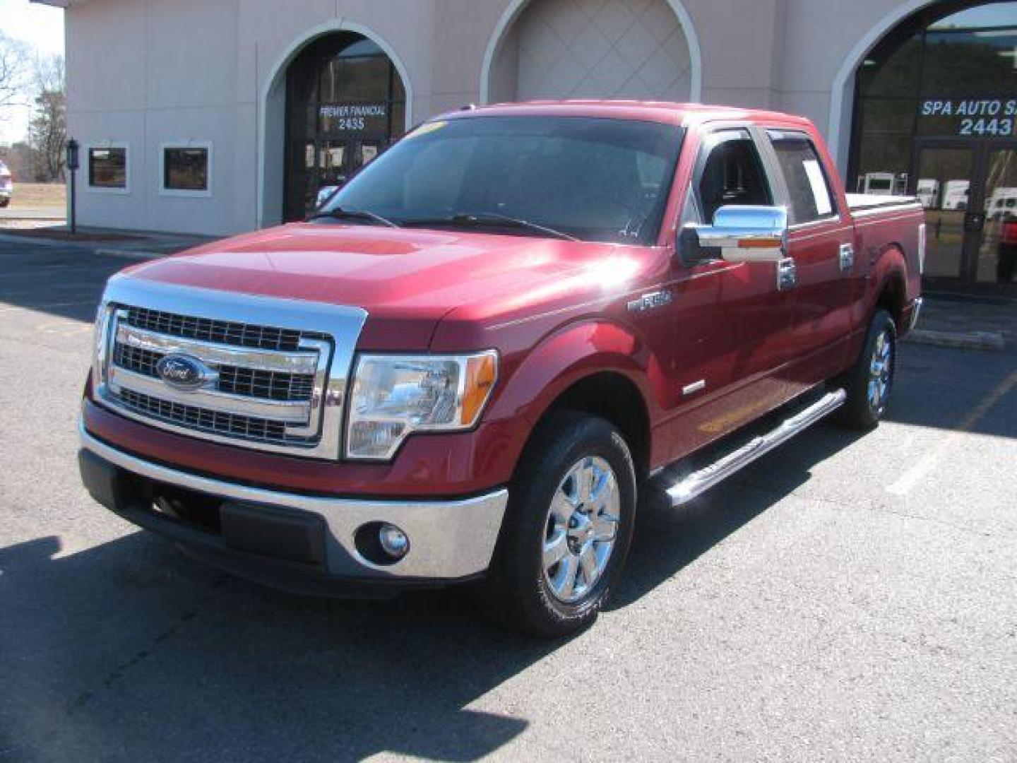 2013 Maroon Ford F-150 XLT SuperCrew 5.5-ft. Bed 2WD (1FTFW1CT9DK) with an 3.5L V6 TURBO engine, 6-Speed Automatic transmission, located at 2443 Albert Pike, Hot Springs, AR, 71913, (501) 623-6255, 34.492222, -93.109993 - Photo#0