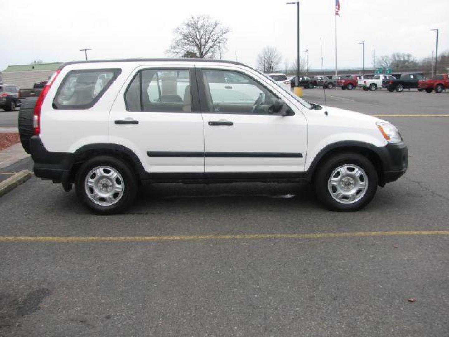 2006 White Honda CR-V LX (JHLRD78566C) with an 2.4L engine, Automatic transmission, located at 2443 Albert Pike, Hot Springs, AR, 71913, (501) 623-6255, 34.492222, -93.109993 - Photo#4