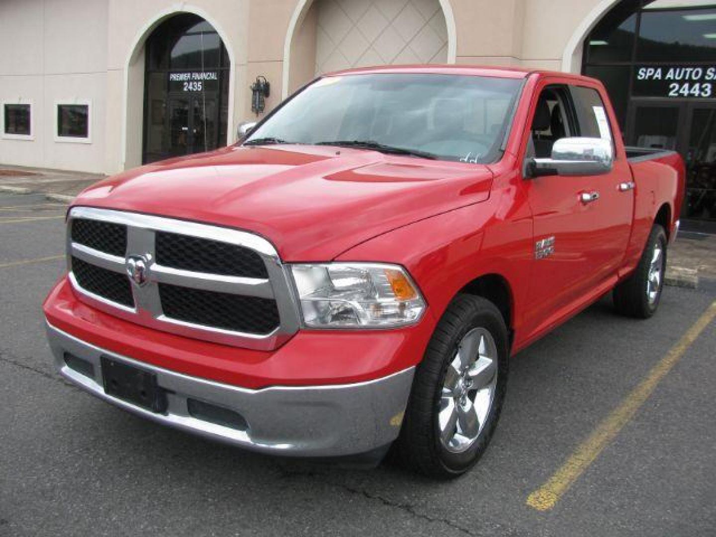 2017 Red RAM 1500 SLT Quad Cab 2WD (1C6RR6GG4HS) with an 3.6L V6 DOHC 24V FFV engine, 8-Speed Automatic transmission, located at 2443 Albert Pike, Hot Springs, AR, 71913, (501) 623-6255, 34.492222, -93.109993 - Photo#0