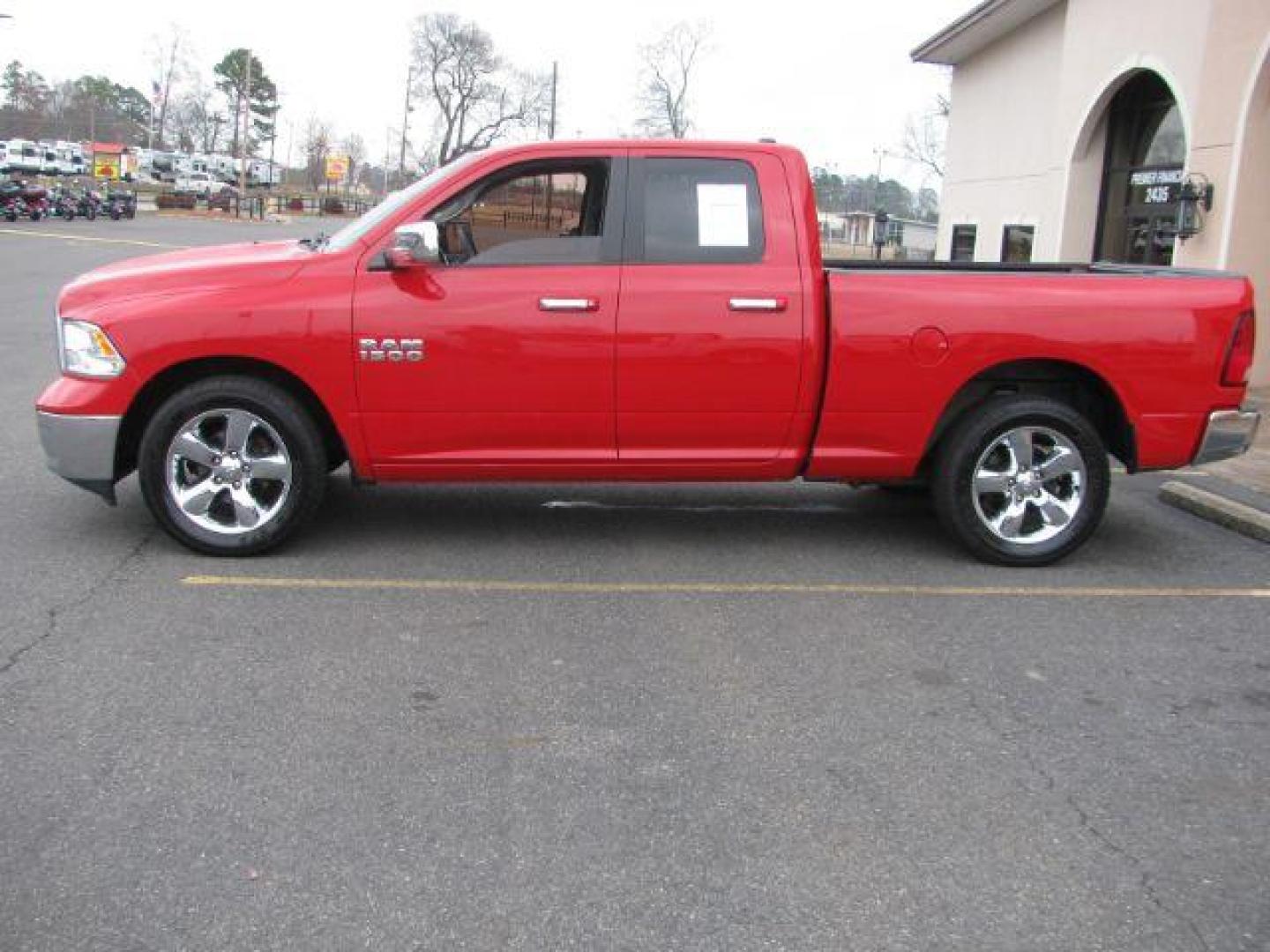 2017 Red RAM 1500 SLT Quad Cab 2WD (1C6RR6GG4HS) with an 3.6L V6 DOHC 24V FFV engine, 8-Speed Automatic transmission, located at 2443 Albert Pike, Hot Springs, AR, 71913, (501) 623-6255, 34.492222, -93.109993 - Photo#1