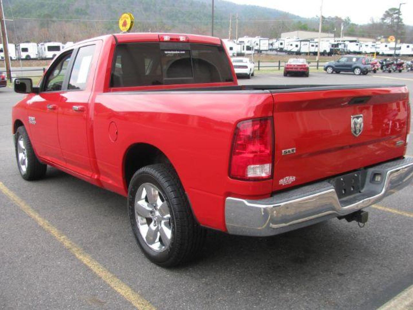 2017 Red RAM 1500 SLT Quad Cab 2WD (1C6RR6GG4HS) with an 3.6L V6 DOHC 24V FFV engine, 8-Speed Automatic transmission, located at 2443 Albert Pike, Hot Springs, AR, 71913, (501) 623-6255, 34.492222, -93.109993 - Photo#2