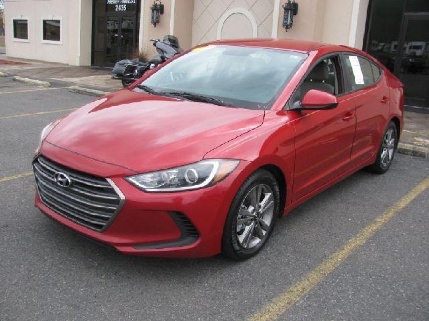 2017 Maroon Hyundai Elantra SE (5NPD84LF7HH) with an 2.0L engine, Auto transmission, located at 2443 Albert Pike, Hot Springs, AR, 71913, (501) 623-6255, 34.492222, -93.109993 - Photo#0