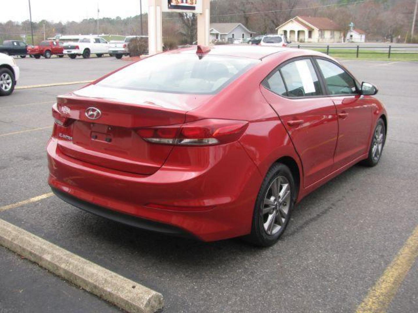 2017 Maroon Hyundai Elantra SE (5NPD84LF7HH) with an 2.0L engine, Auto transmission, located at 2443 Albert Pike, Hot Springs, AR, 71913, (501) 623-6255, 34.492222, -93.109993 - Photo#3