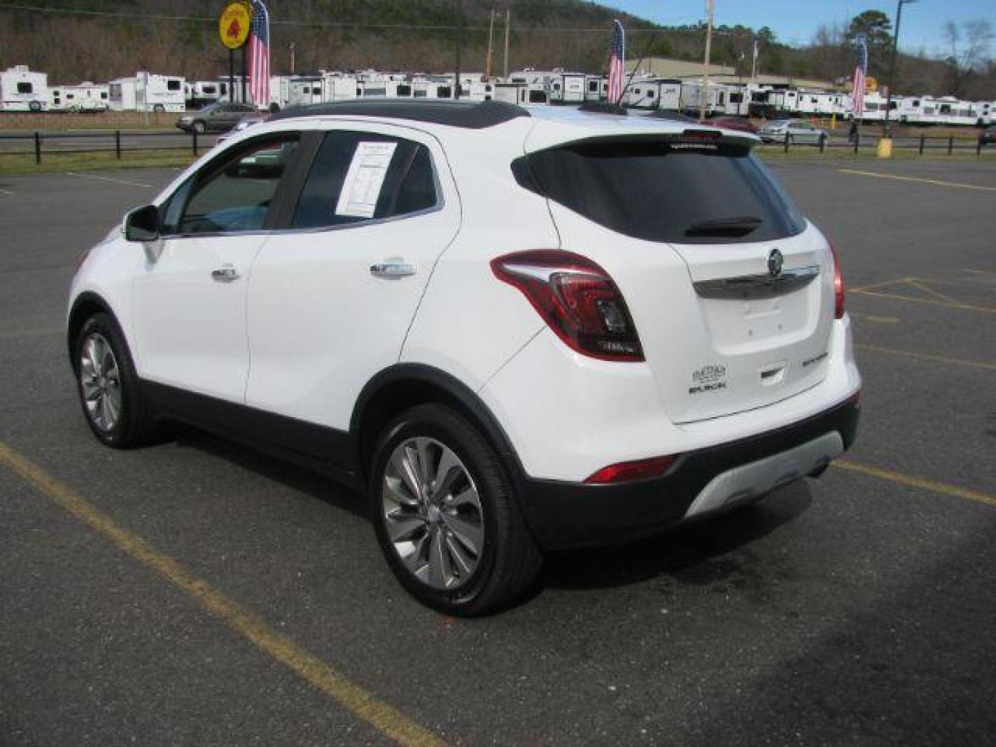 2017 White Buick Encore Preferred (KL4CJASB2HB) with an Ecotec 1.4L I-4 DOHC engine, located at 2443 Albert Pike, Hot Springs, AR, 71913, (501) 623-6255, 34.492222, -93.109993 - Photo#2